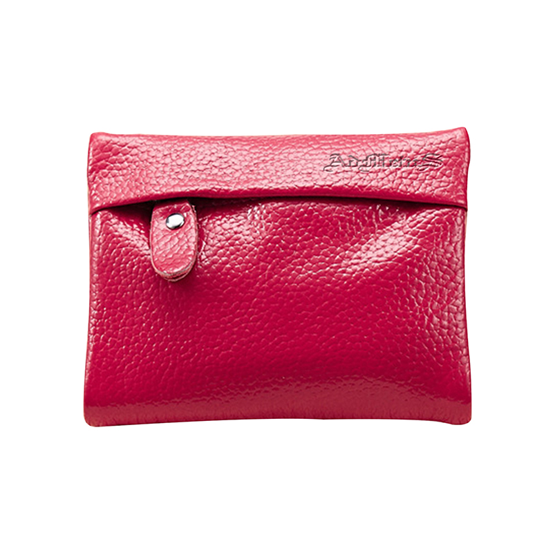 Admetus Soft Genuine Leather Organizer Purse Card Case Zipper Wallet for Women